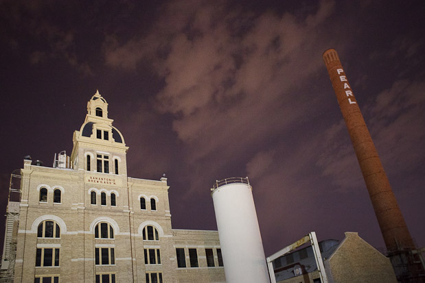 Pearl Brewery Building and Smokestack